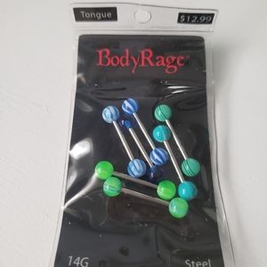 tongue piercing bars